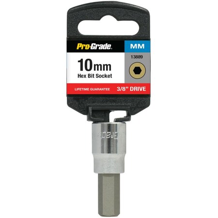 Pro-Grade Tools 3/8" Dr. 10Mm Hex Bit Socket 13889